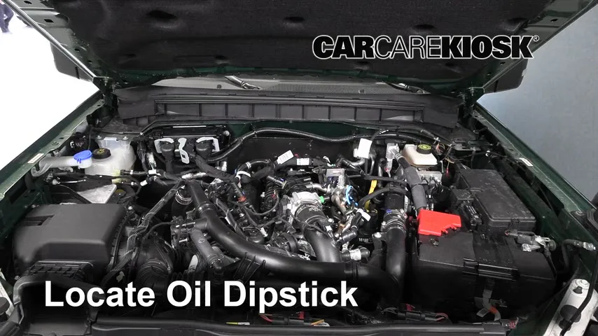 2022 Ford Bronco Black Diamond 2.7L V6 Turbo Huile Vérifier le niveau de l'huile